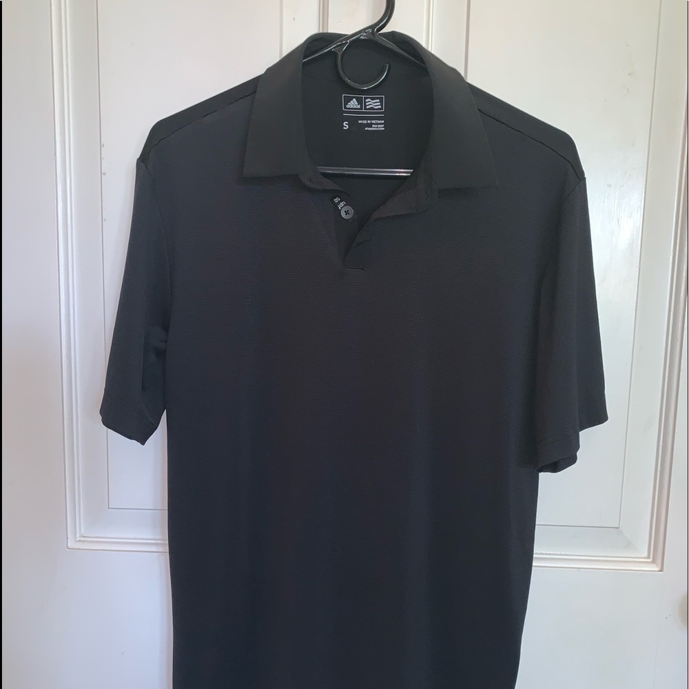 Men’s adidas Black Golf Shirt, size Small